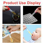 5 Pcs 5 Ml Silicone Dropper Graduated Pipette Set