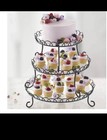 3-tier Coated White Metal Cake   Treat Stand Set By Wilton
