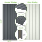 20x Roof Panels Galvanized Steel Hardware Roofing Sheets Gray