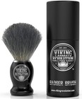 Badger Hair Shaving Brush Shave Lather Safety Razor Exfoliate Double Edge Kit Xl