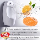 Urinal Screens 50 Pack Anti-splash Blue Orange Odor Freshener