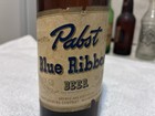 Vintage Rare 1940 Pabst Blue Ribbon Bottle Intact Labels Good Condition 