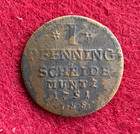 Anhalt-bernburg  1 Pfennig 1751 Ihs fince Victor Amadeus 3652