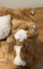 Vintage Avanti Applause Lg Orange Tabby Cat   Kitten Plush Stuffed Animal W tag