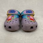 Crocs Fun Lab Peppa Pig Clogs Kids Size C10 Lavender Purple 207915 Toddler Shoes
