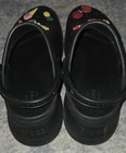 Crocs Black Classic Clog Comfort Slip-on W  12 Charms