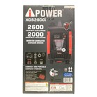 A-ipower Xos2600i 2600 Watt Ultra-lightweight Gas Powered Inverter Generator