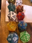 Mtg Oversized D20 Spindown Counters- Lot Of 10 W  Final Fantasy  Tmnt   More 6