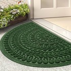 Front Door Mat 30 X 17 Half Round Non-slip Outdoor Indoor Floor Doormat Carpet