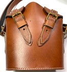 Wwi Us M1910 Mounted Cavalry Leather Canteen Cover   Strap-unmarked