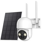 1080p Ptz Solar Security Camera Outdoor 360   Wireless Wifi Solar Camera Cctv