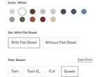 Quince Organic Bamboo White Queen Sheet Set-new In Original Bag
