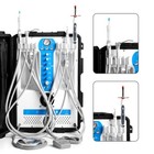 Unidad De Entrega Dental Compresor De Aire Succi  n 4 Orificios   Silla Port  til