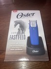 Oster Fast Feed Cordless Pet Clippers     Blue  Pro Grooming Tool  2143932 