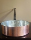 Rare Antique French 9 5  Copper Saute Pan Stamped J Letailleur Paris Re-tinned
