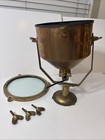 Nautical Boat Copper Brass Searchlight Spotlight Vintage 14  Tall