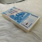 100 Pcs Zimbabwe 100 Trillion Dollars Paper Banknotes With Box Collection Gift