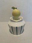 Vintage Esd Holt Howard Era Pixieware Marmalade Jar Orange Head Spoon 