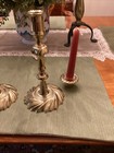 Pair Of Vintage Brass Candle Stand