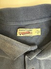 Vintage 90s Guess Usa Long Sleeve Polo Rugby Shirt M Color Block Spellout Logo