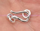 925 Silver Hook Bead Clasp Connector For Necklace Bracelet Jewelry Making
