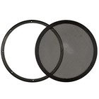 2 Goldwood Sound Sg-m12 Steel Mesh Snap On Woofer Grills For 12  Speakers