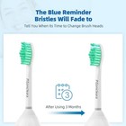 Replacement Toothbrush Heads 6 Pack  Compatible With Philips Sonicare E-series