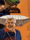 Syracuse Football 100 Yr Signed Poster Schwartzwalder Little Monk Schwedes  Jsa