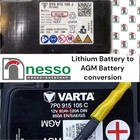 Lithium Battery To Agm Lead Acid Battery Conversion Porsche Cayenne 9ya 9yb 9y0