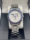 Omega X Swatch Stainless Steel Mission To Earthphase Moonshine Gold Mod Watch