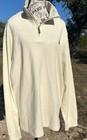 Polo Ralph Lauren Sweater Mens Size Xl Pullover Half Zip Estate Rib Cream New P
