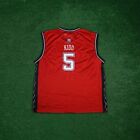 Jason Kidd Adidas Nba New Jersey Nets Official Alternate Red Men s Jersey