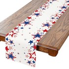 Siilues 4th Of July Table Runner  Memorial Day Deocr Vintage 4th Of July 