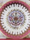 Royal Collection Queen Elizabeth Golden Jubilee Small Plate Fine Bone China Pink