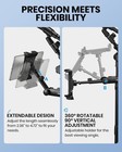 Adjustable Holder Clip-on Mount For Mic Microphone Stand Music Stand  With Al   