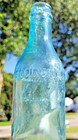 Vintage Antique Cloverdale Spring Pa Lithia Water Or Soda Bottle Nice Blue Color