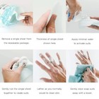 Scrubzz Disposable No Rinse Bathing shower Wipes - Original - 50 Sheet - 2 Packs
