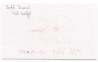 Jeff Sluman Signed 3x5 Index Card Autographed Golf 1988 Pga Champion Golfer