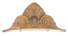 Antique 1870 s 80 s Walnut Eastlake Style Carved Wood Pediment   Furniture Crown