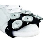 Meinl Cajon Foot Tambourine With Steel Jingles Black