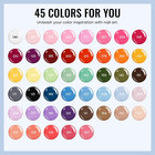68 Pcs Gel Nail Polish Kit Nail Kit With Lamp And Drill   45 Colors Gel Nail Pol