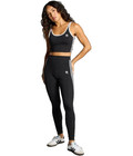 Adidas Originals Women s Size S Black White 3-stripes Leggings  free Shipping 