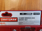 New Craftsman 46 Piece Stubby Wrench   Socket Combo Tool Set 949046 Sae Metric