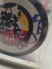 Jaromir Jagr Ron Francis Autographed Signed Ip 1996 Boston All Star Puck