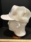 Vintage Youngan    miami Vice    Snapback Hat W  Teal And Pink Embroidered Logo Cap