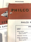 Philco Radio  qty 48  1952  53  54   56 Service Manuals  see Descr For Pr List 