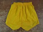 Vintage Nos 70 s Dodger Gym Running Shorts Youth Small Yellow