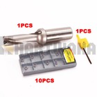 19mm Indexable Carbide U Drill  Length 60mm Shank 25mm Drill Insert Wcmx03