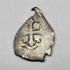 1726-1733 Mexico Cob 1 2 Real Mo 1 6g Philip V Nice Patina Scarce  m528