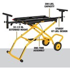 New Dewalt Miter Saw Stand With Wheels  dwx726   Yellow
